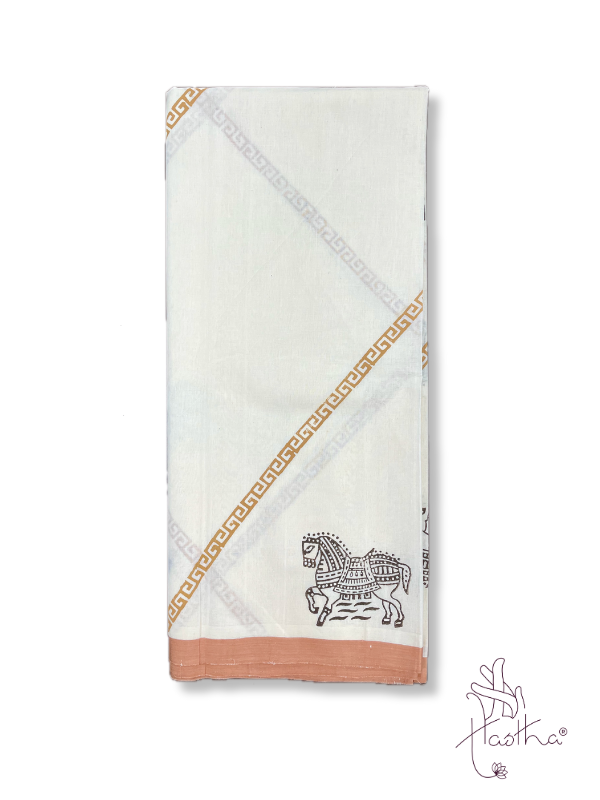 Ashva Colour Border Series - 8 Muzham - Double