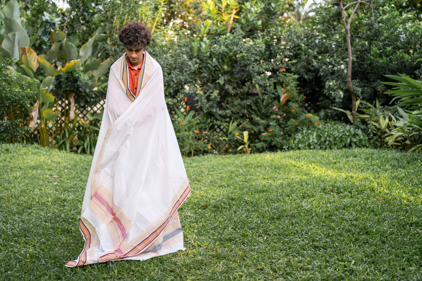 Prism Multicolour Border Series - 8 Muzham - Double