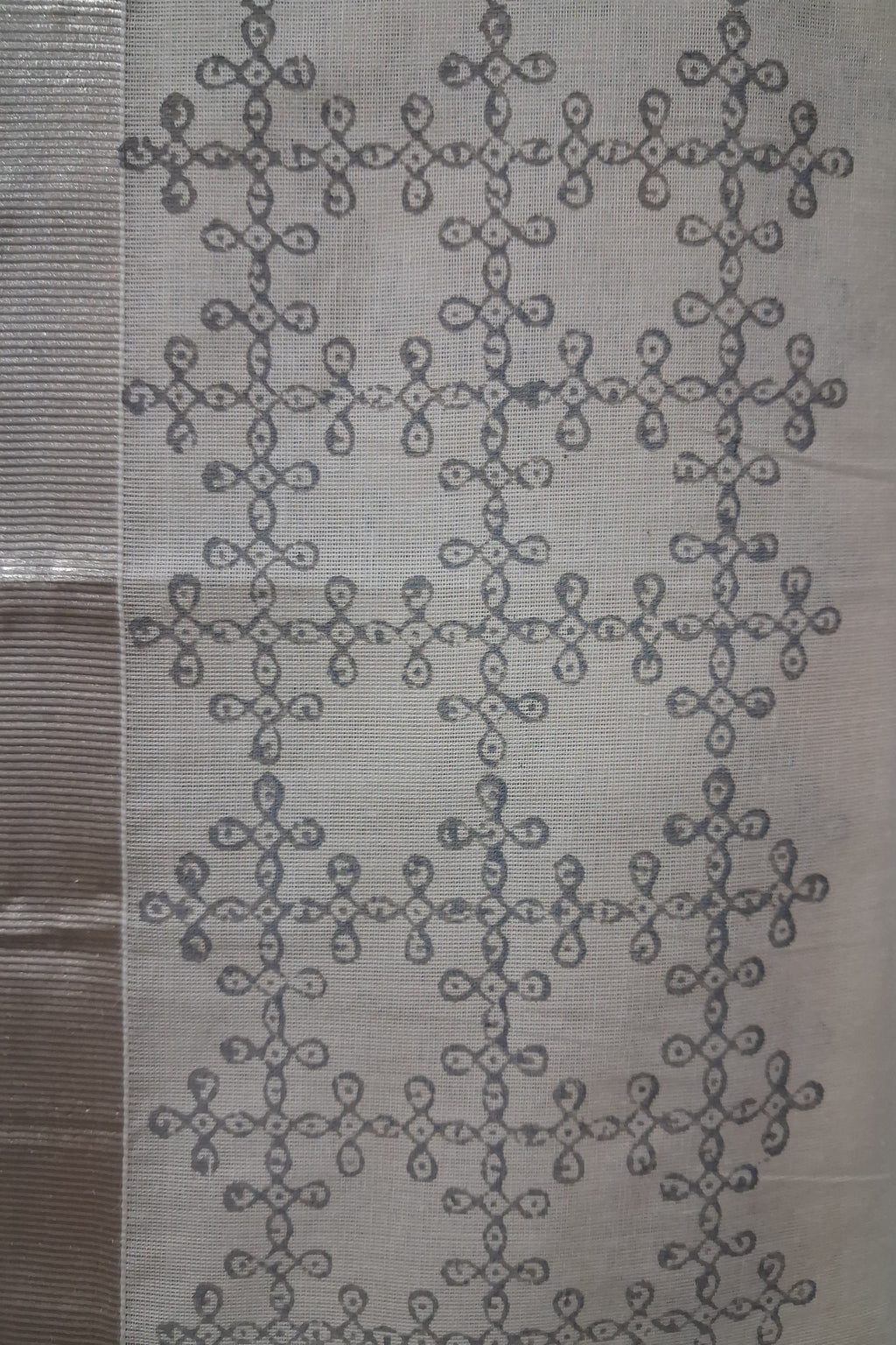 Double layer Veshti for Men | Chiku Kolam