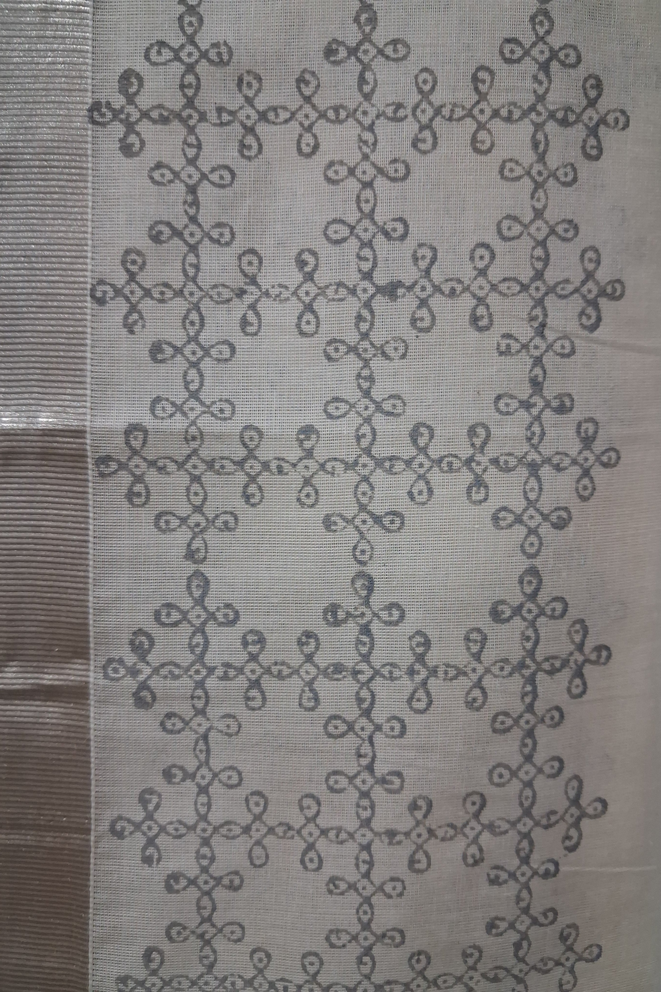 Double layer Veshti for Men | Chiku Kolam