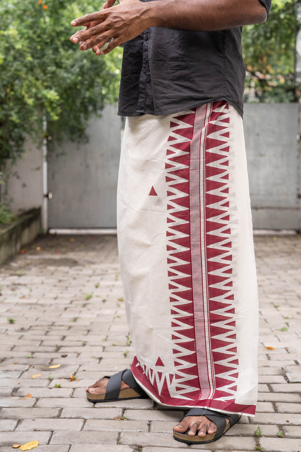 Double layer Veshti for Men | Trygon