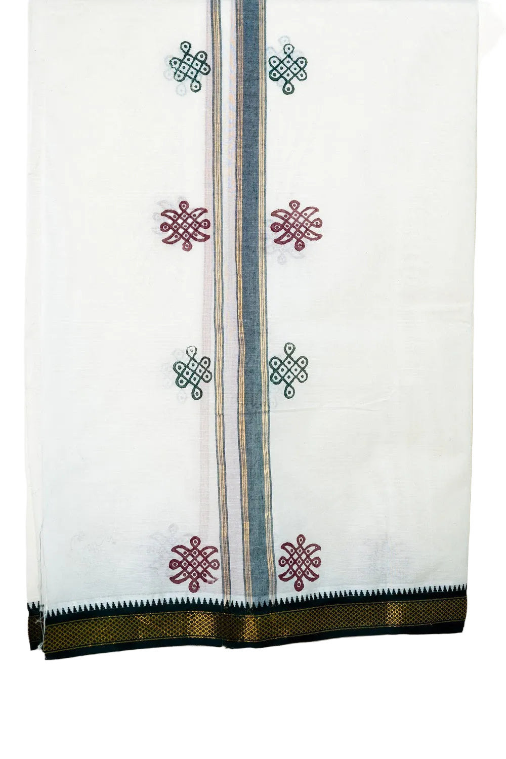 Double layer Veshti for Men | Kolam Calling