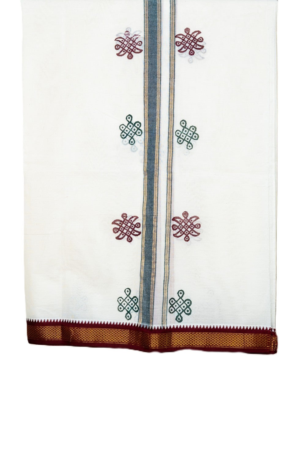 Double layer Veshti for Men | Kolam Calling