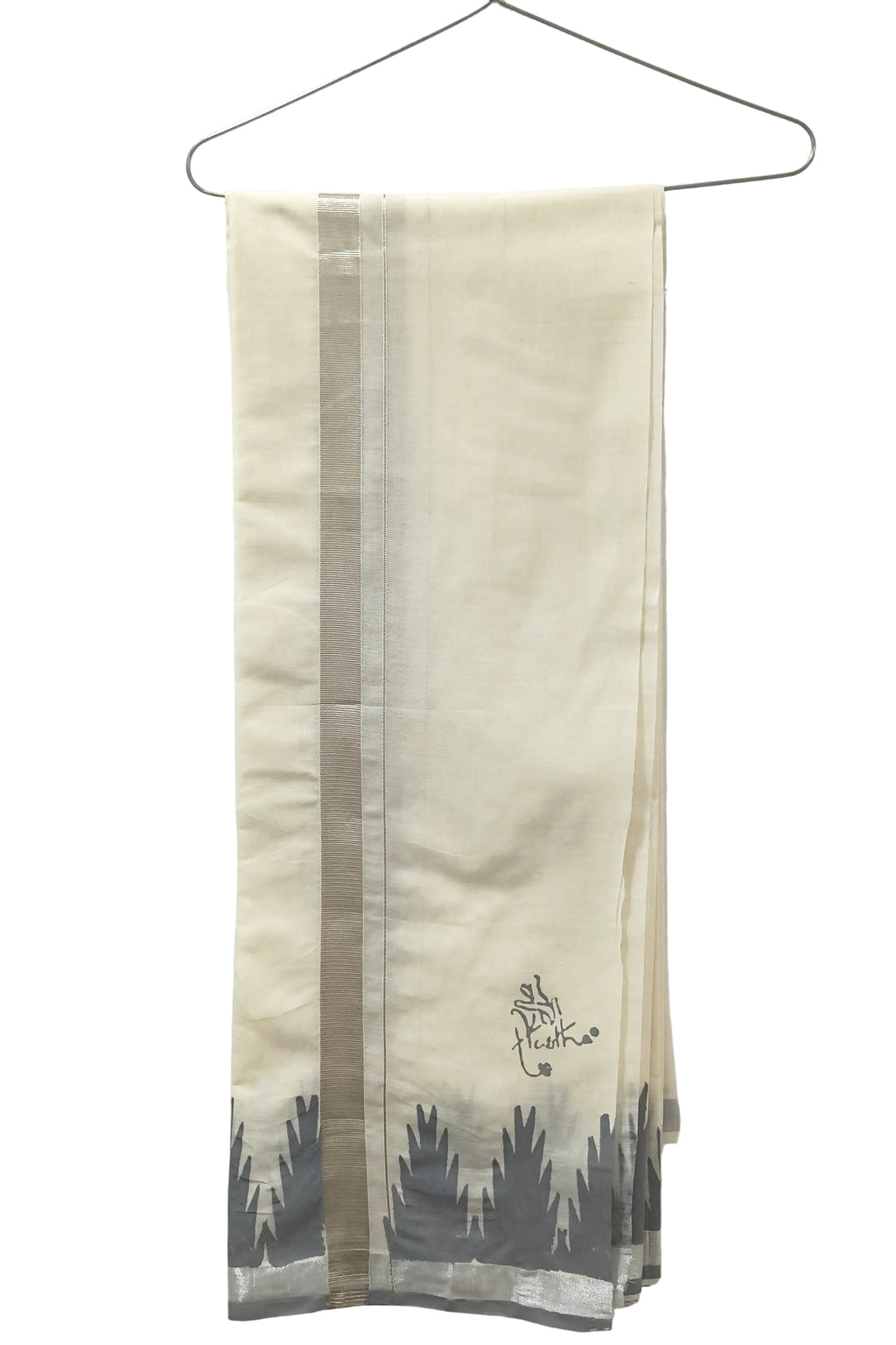 Double layer Veshti for Men | Korvai