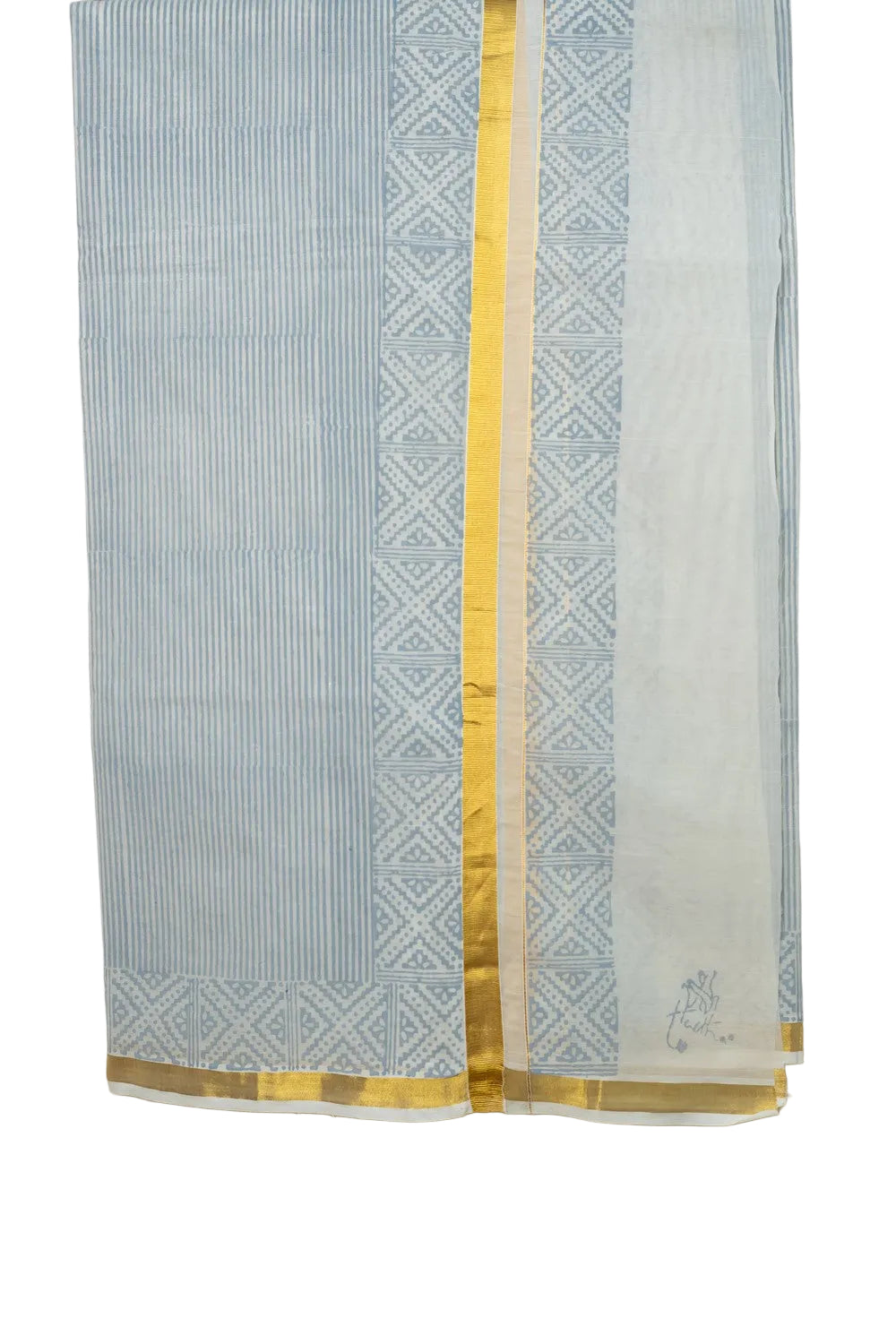 Double layer Veshti for Men | Kutch