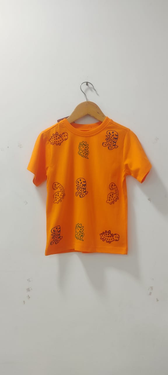 Kids Cotton Tee | Dino Tee