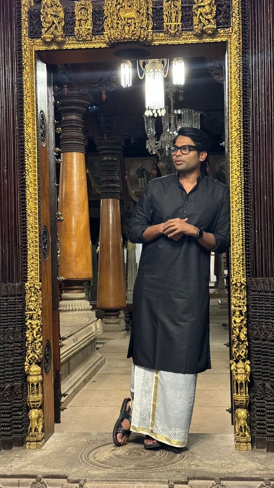 Kutch - Gold Border Series - 8 Muzham - Double