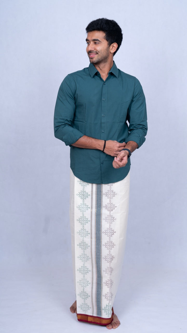 Kodi Kolam - 8 Muzham - Double