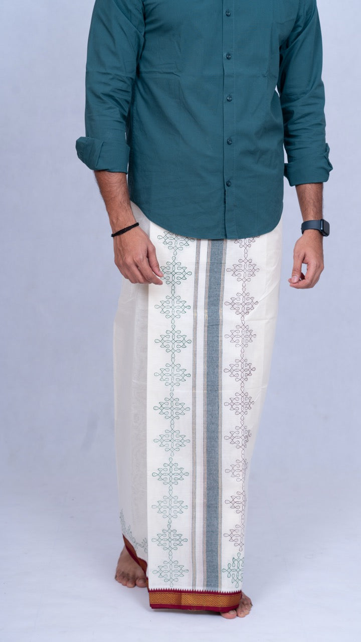 Kodi Kolam - 8 Muzham - Double